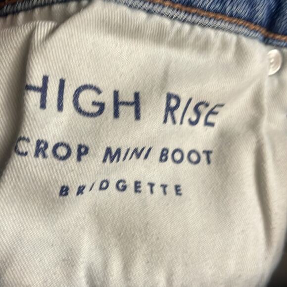 Lucky High Rise Crop Mini Boot Bridgette Jeans Women's 4 - Picture 9 of 14
